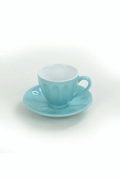 Keramika Keraart Soft Rainbow Badem Çay Fincan Takımı 12 Parça 6 Kişilik - 3