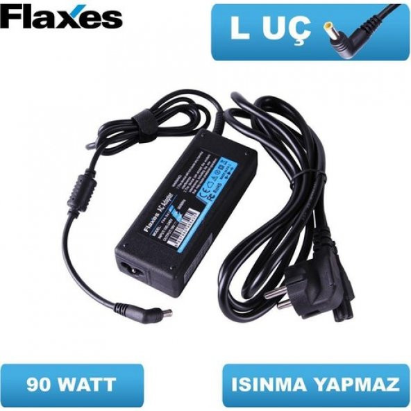 Flaxes FNA-UN190 19V 4.74A 90W Uçlar: 5.5x2.5 Notebook Adaptörü