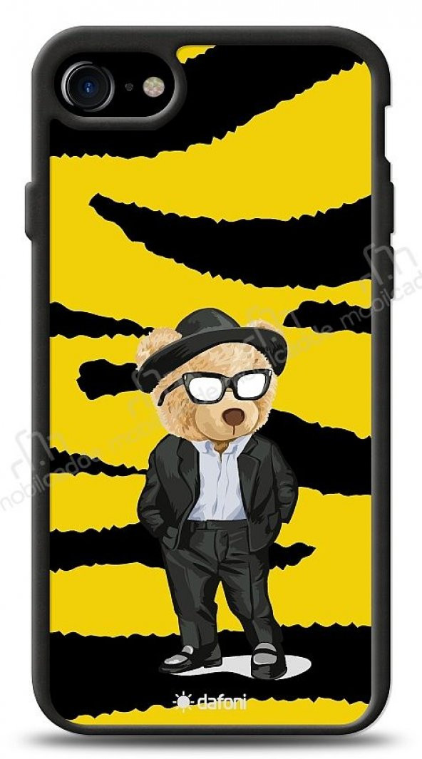 Dafoni Art iPhone SE 2020 Mr Teddy Bear Kılıf