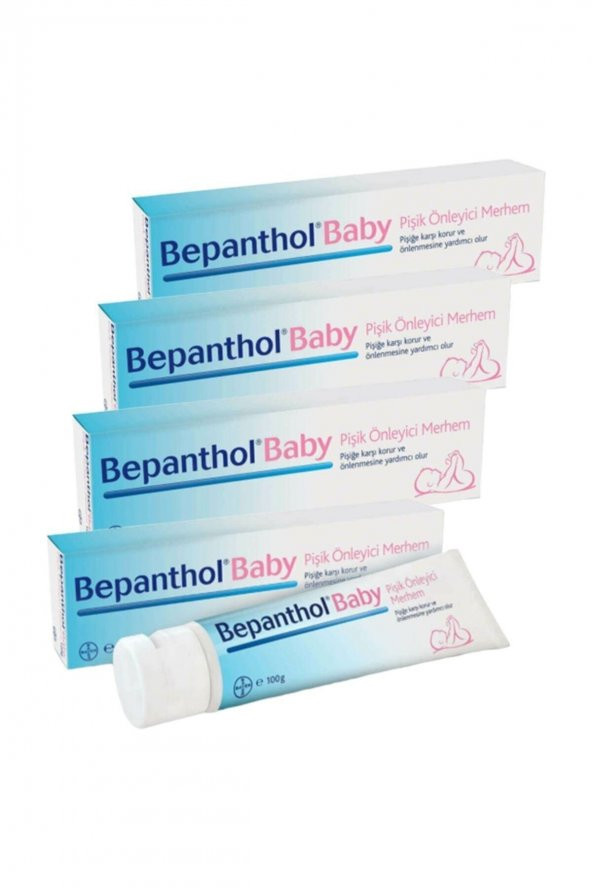 Bepanthol Baby Pişik Önleyici Merhem 100 gr 4 Adet