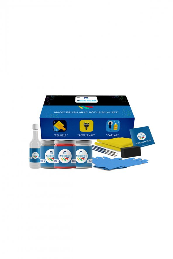 Magic Brush BMW LIME ROCK GREY MET C39  Rötuş Boyası - Temel Kit - Resim 2