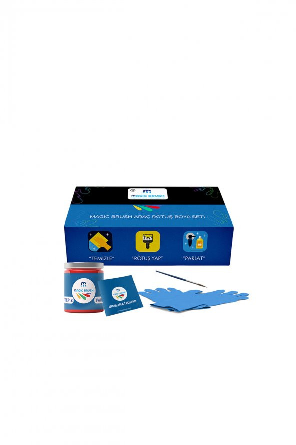 Magic Brush BMW LIME ROCK GREY MET C39  Rötuş Boyası - Temel Kit - Resim 3