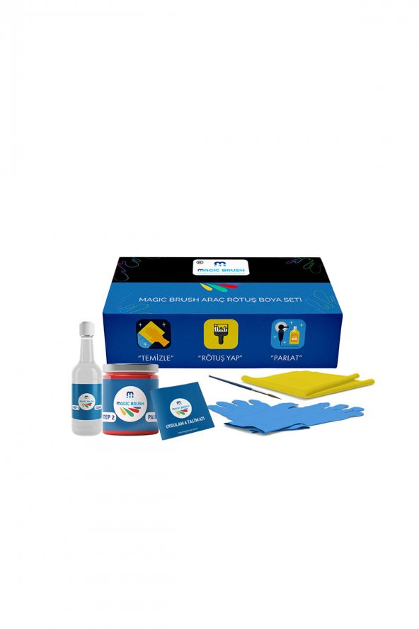 Magic Brush LAND ROVER BISCAY BLUE MET 913  Rötuş Boyası - Gelişmiş Kit