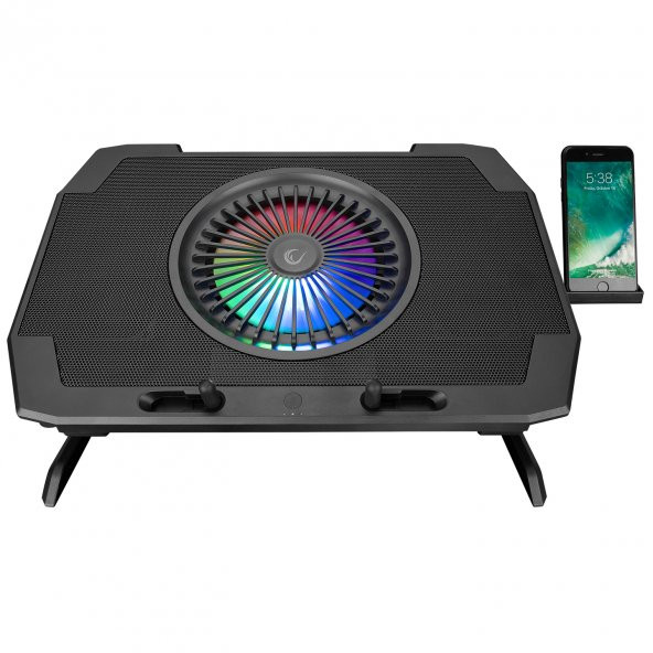 Rampage Rampage AD-RC21 X-CooL  5 Fanlı 10 İnç-18 İnç RGB Yükseklik Ayarlı Notebook/Laptop Soğutucu Stand