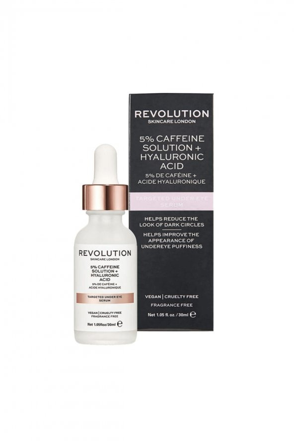 Revolution Skincare Göz Serumu Kafein Ve Hyaluronik Asit 30 ml