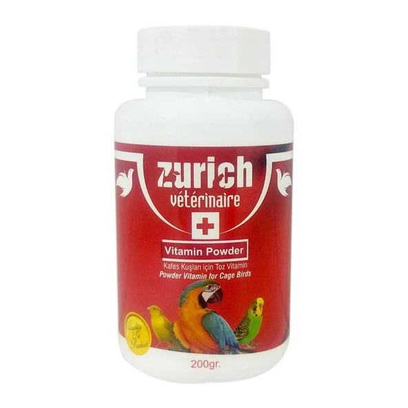 Zurich Veterinaire Bird Toz Multivitamin 200 gr