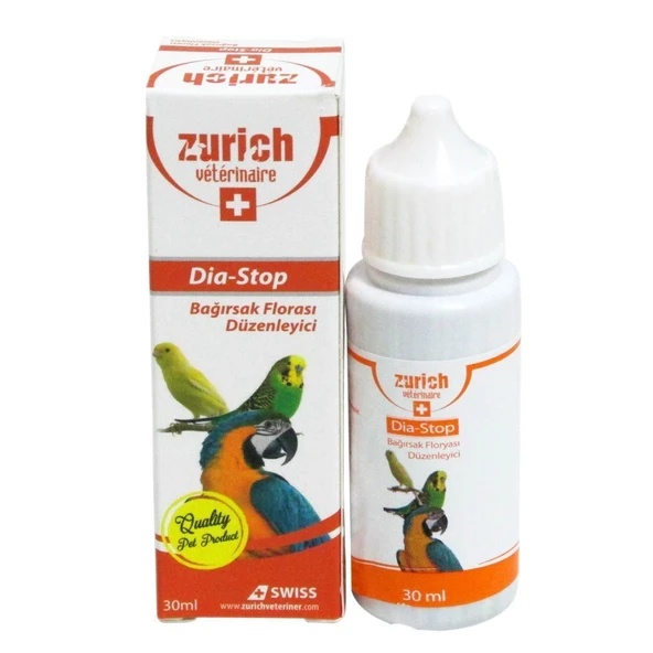 Zurich Veterinaire Dia-Stop Kuş Vitamini 30 ml