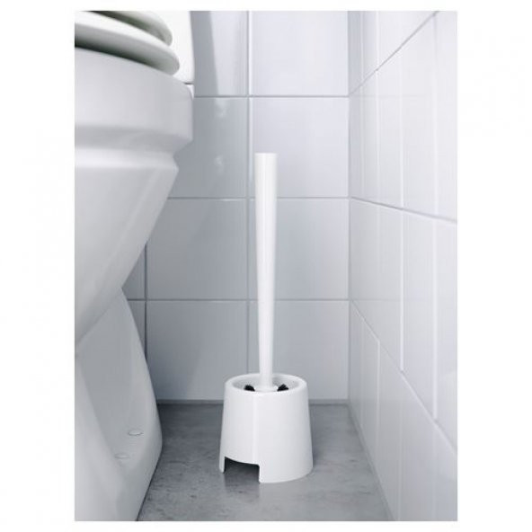 Tuvalet Fırçası IKEA 36,5 cm Beyaz Renk MeridyenDukkan Banyo Gereçleri - 2