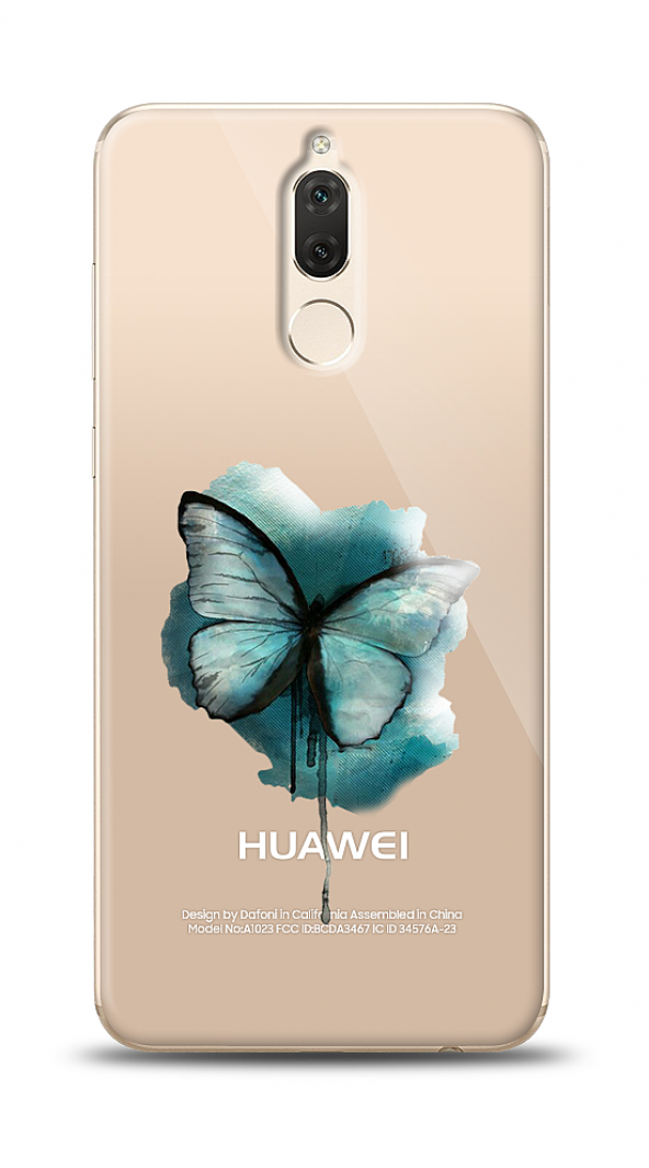 Huawei Mate 10 Lite Kelebek Kabartmalı Parlak Kılıf