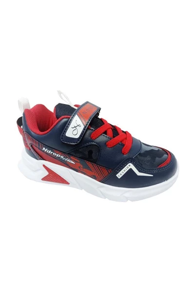 Ndrops 03 Deri Snekars Filet Çocuk Spor Ayakkabı Laci Kırmızı