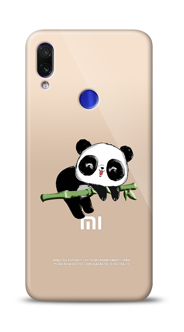 Xiaomi Redmi Note 7 Panda Kabartmalı Parlak Kılıf
