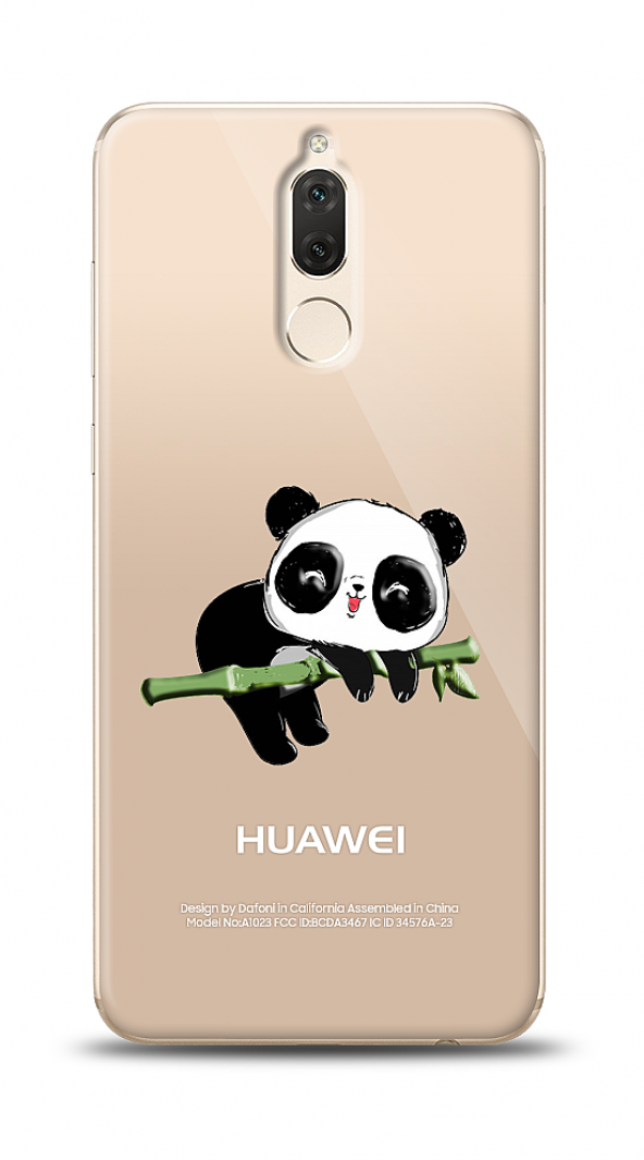 Huawei Mate 10 Lite Panda Kabartmalı Parlak Kılıf