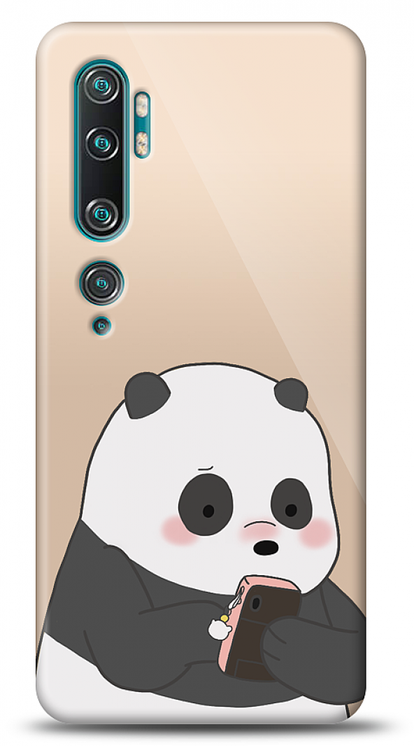 Xiaomi Mi Note 10 Confused Panda Kılıf