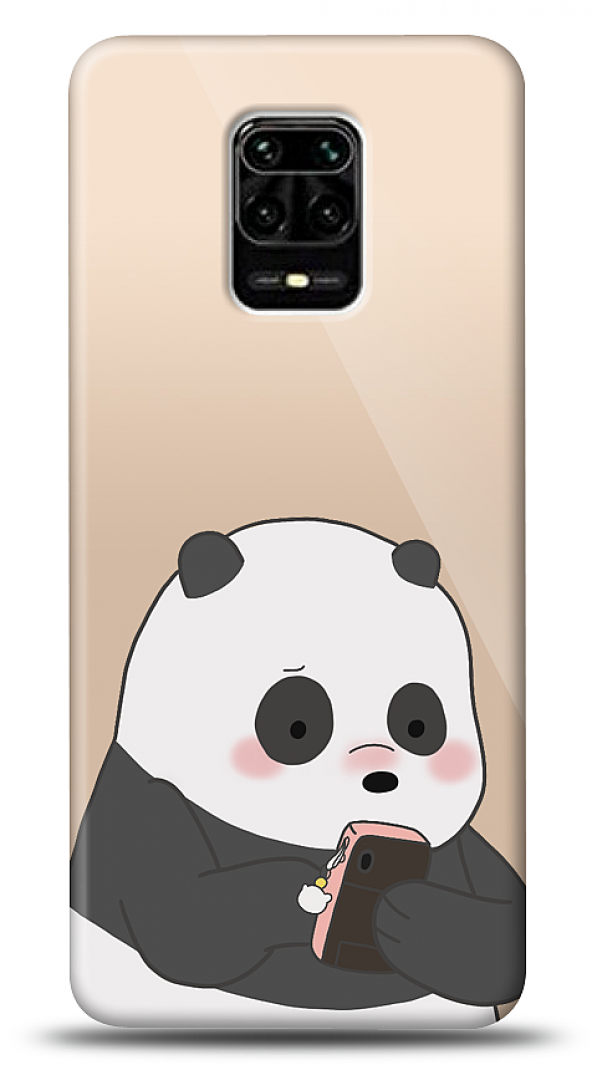 Xiaomi Redmi Note 9S Confused Panda Kılıf