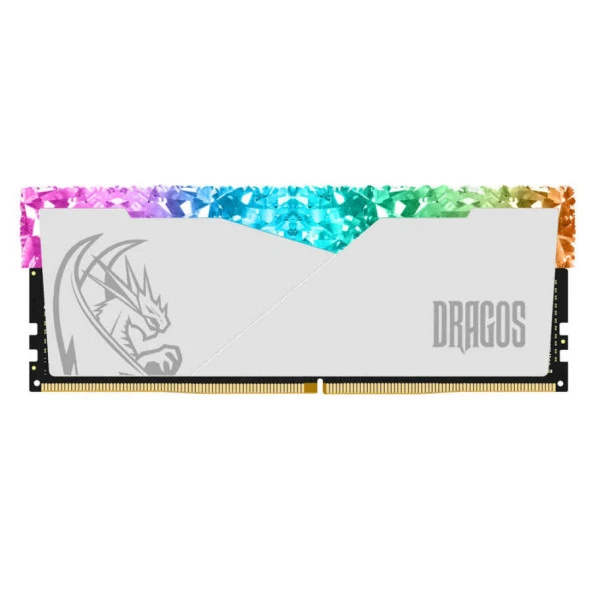 Dragos Sirius Vega M 16GB DDR4 3200MHZ Beyaz Soğutuculu RGB Ram