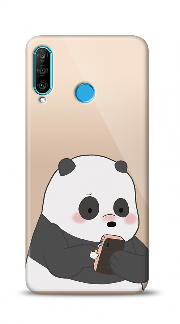 Huawei P30 Lite Confused Panda Kılıf