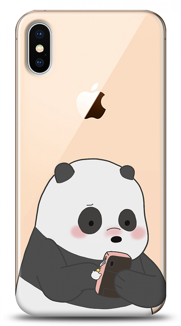 iPhone XS Confused Panda Kılıf