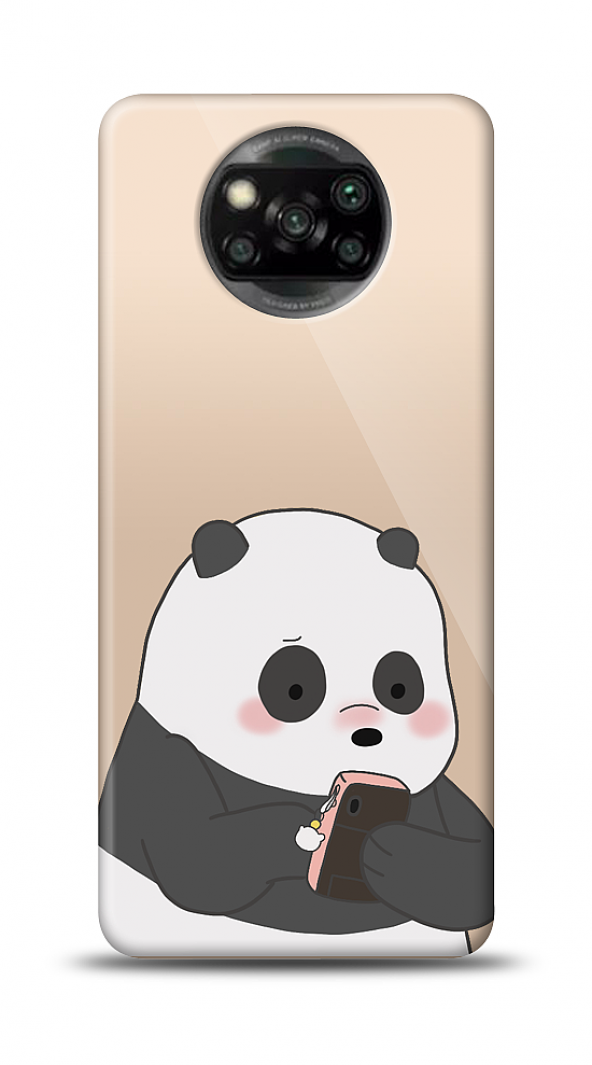 Xiaomi Poco X3 Confused Panda Kılıf