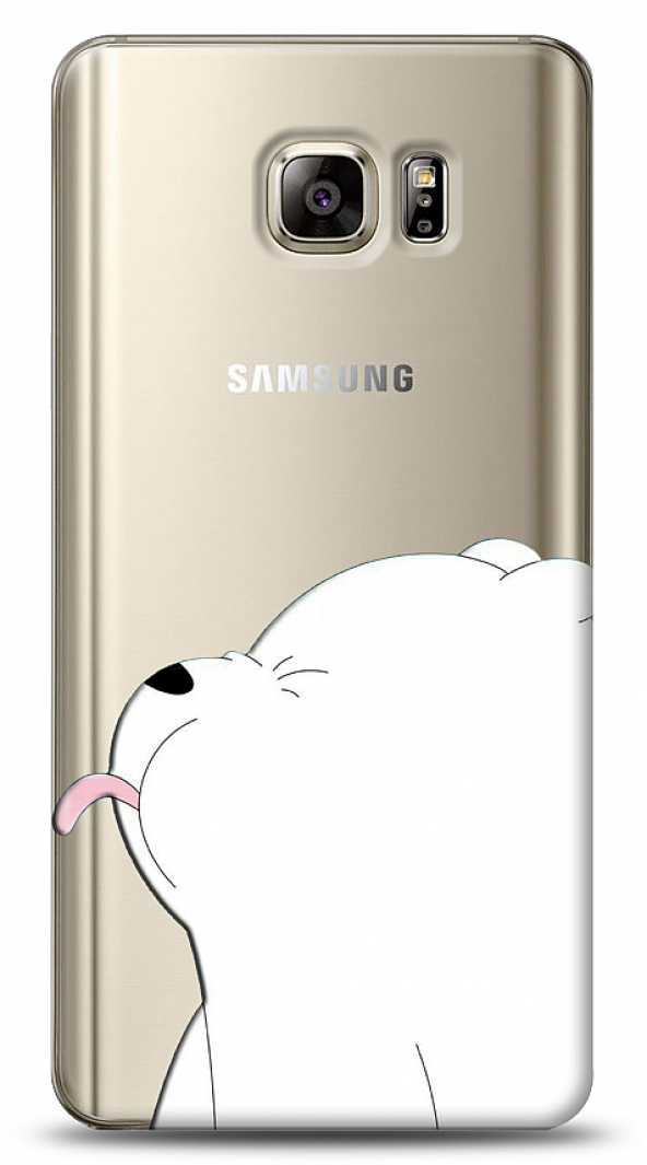 Samsung Galaxy Note 5 Tongue Out Bear Kılıf