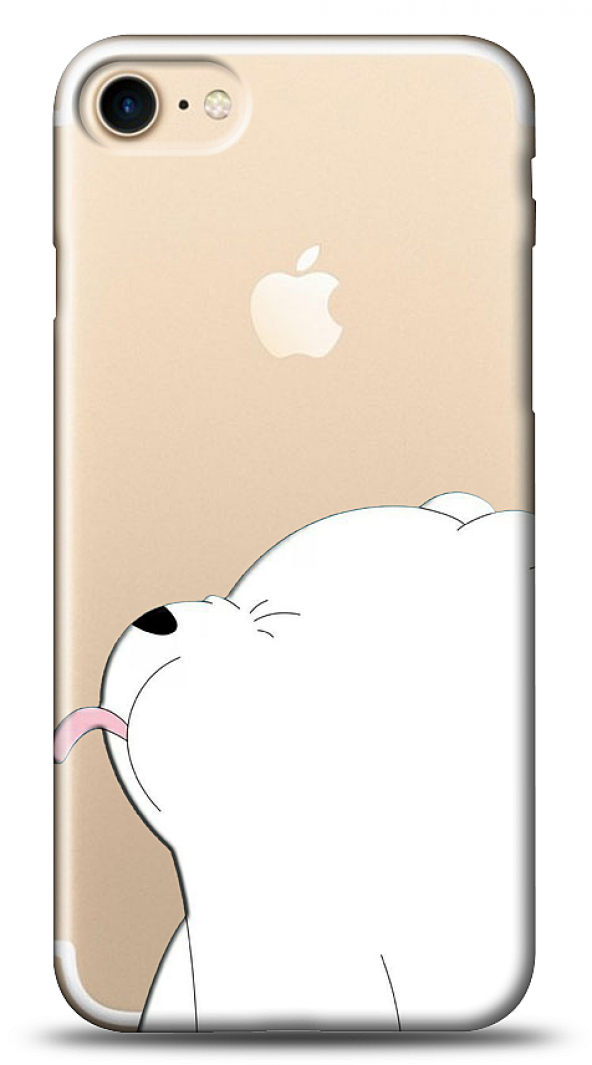 iPhone 7 Tongue Out Bear Kılıf