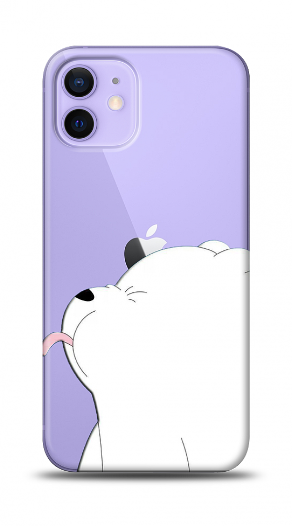 iPhone 12 Mini 5.4 inç Tongue Out Bear Kılıf