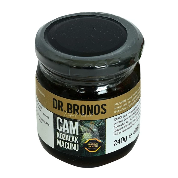 Dr.Bronos Çam Kozalak Macunu Doğal Saf Propolis Takviyeli 240GR - 4