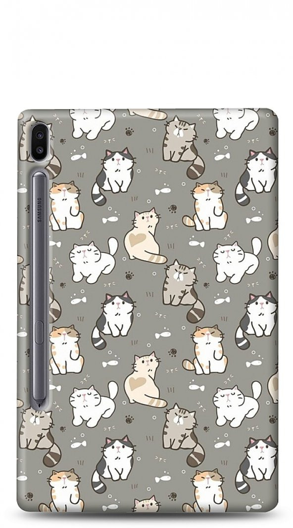 Samsung Galaxy Tab S6 T860 Sweety Cats Kılıf