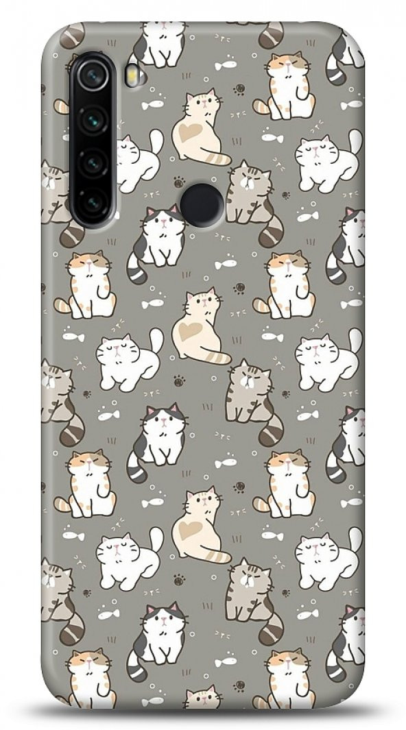 Xiaomi Redmi Note 8 Sweety Cats Kılıf