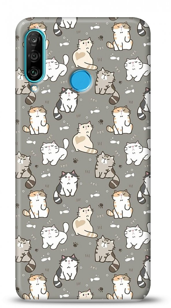Huawei P30 Lite Sweety Cats Kılıf