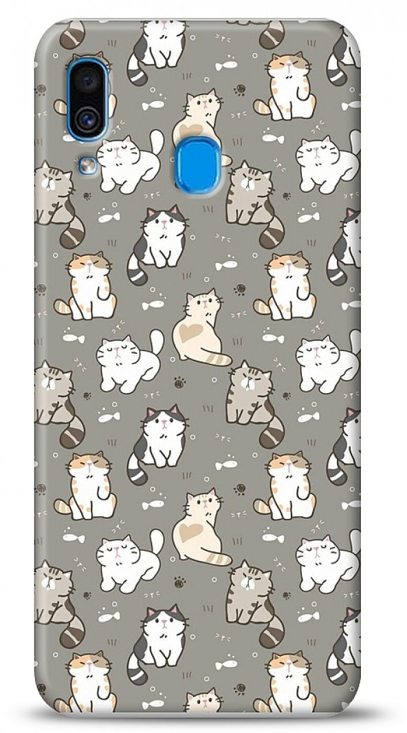 Samsung Galaxy A20 / A30 Sweety Cats Kılıf