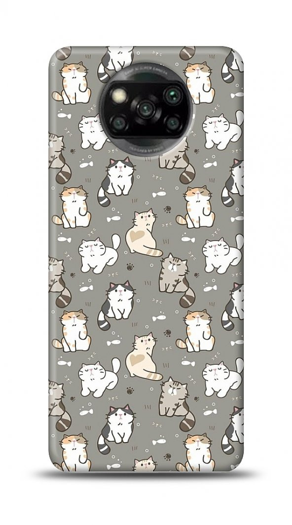 Xiaomi Poco X3 Sweety Cats Kılıf