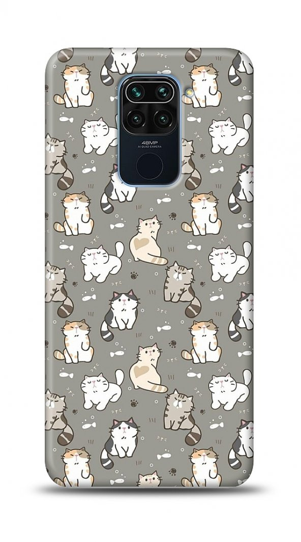 Xiaomi Redmi Note 9 Sweety Cats Kılıf