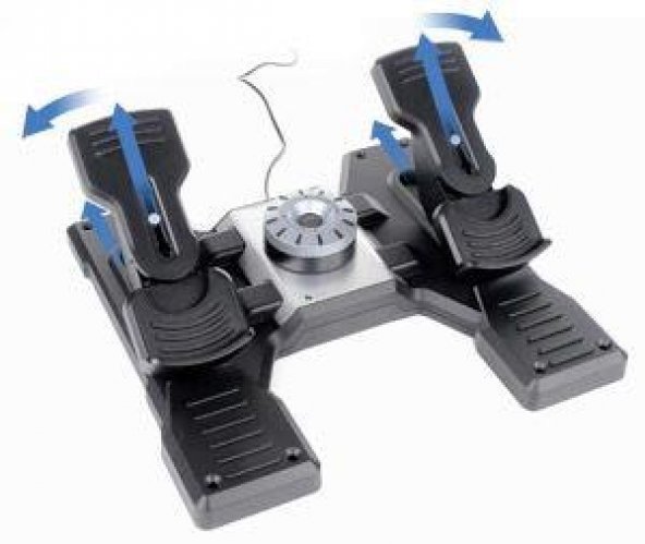 Logitech G Saitek PRO Flight Rudder Pedals - 4