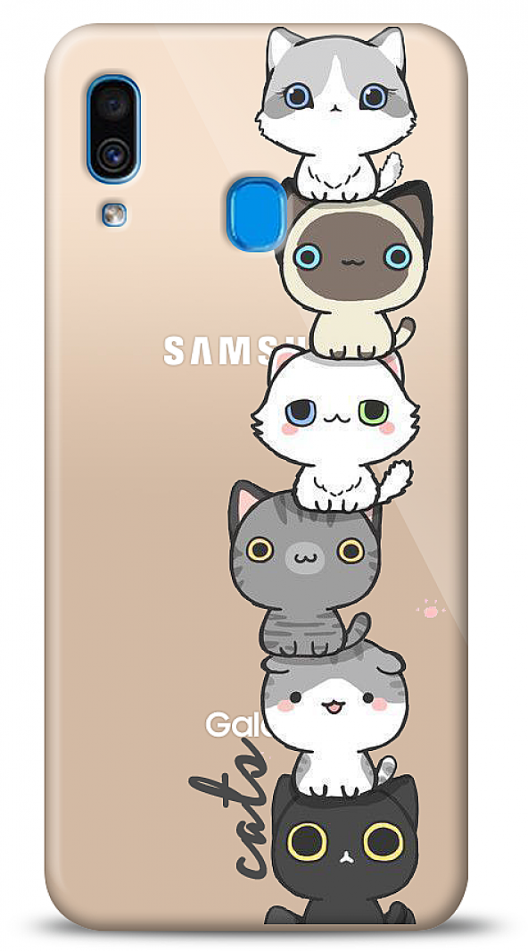 Samsung Galaxy A20 / A30 Lovely Cats Kılıf