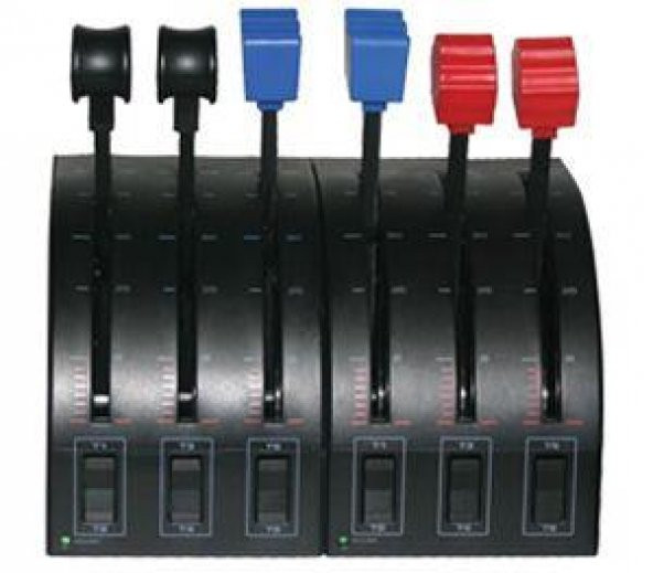 Logitech G Saitek PRO Flight Throttle Quadrant - Resim 4