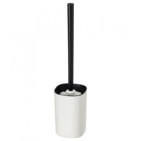 Tuvalet Fırçası IKEA Beyaz-Siyah Renk MeridyenDukkan 37 cm Tuvalet Fırçası - Resim 2