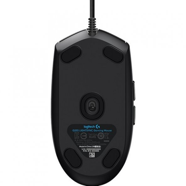Logitech G102 Lightsync Optik Kablolu Oyuncu Mouse - Siyah - 5