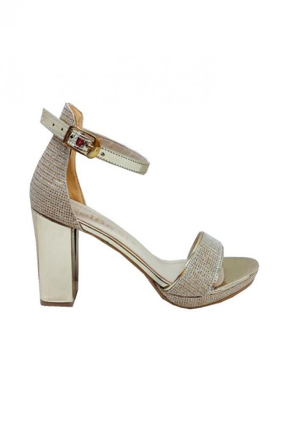 Selfie 4603 Simli Trend Fashion Kadın Sandalet - 5