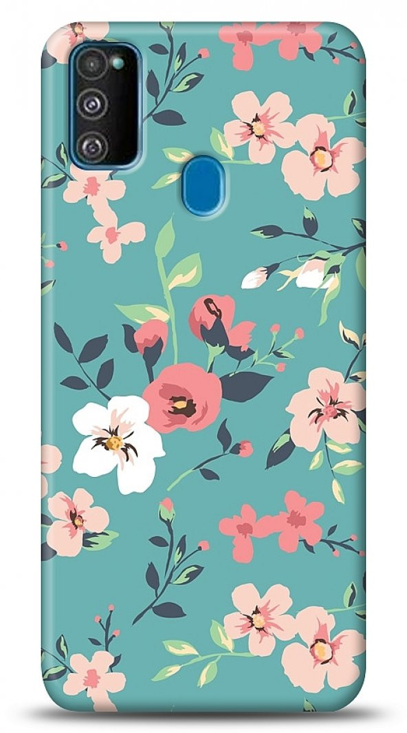 Samsung Galaxy M30S Çiçek Desenli 1 Kılıf