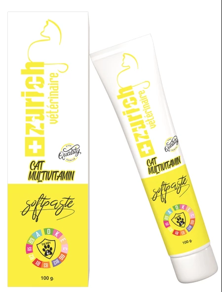 Zurich Veterinaire Kedi Multivitamin Paste 100 Gr