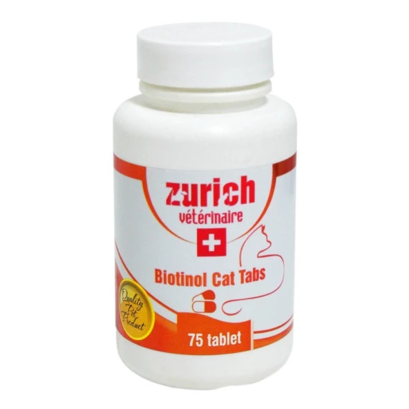 Zurich Veterinaire Tüy Döküm Önleyici Biotin 75 Tablet