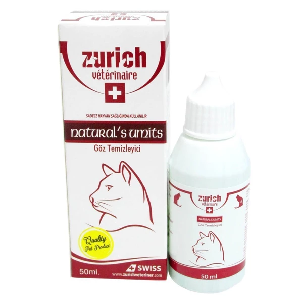 Zurich Veterinaire Kedi Göz Temizleme Solüsyonu 50 Ml