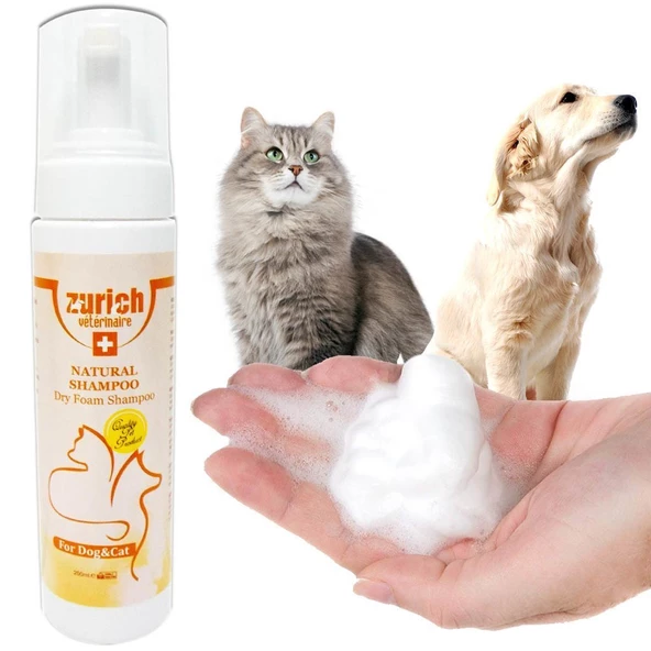 Zurich Veterinaire Kedi & Köpek Köpük Şampuan 200 ml
