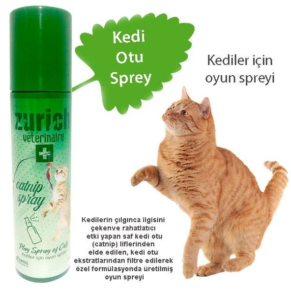 Zurich Veterinaire Catnip Spray 150 Ml