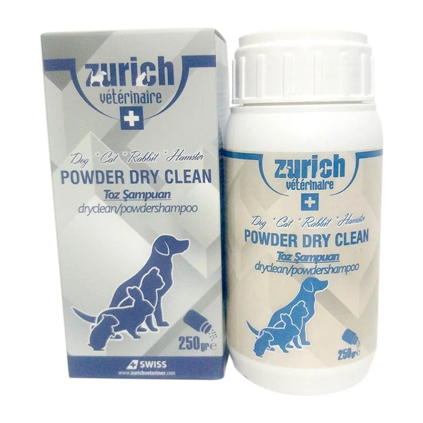 Zurich Veterinaire Powder Clean Toz Şampuan 250 Gr - 2