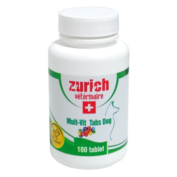Zurich Veterinaire Köpek Multivitamin 100 Tablet