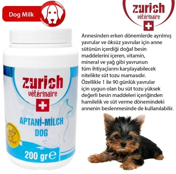 Zurich Veterinaire Köpek Süt Tozu 200 Gr - 4