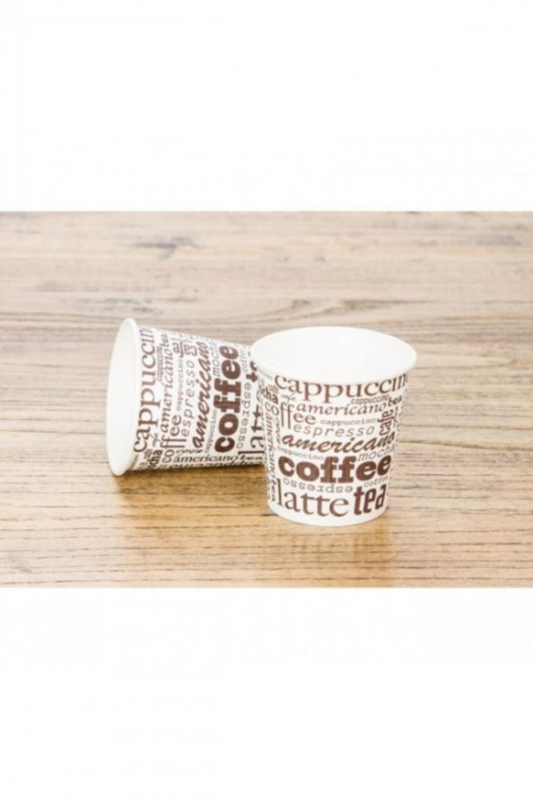 Türk Kahvesi Espresso Ve Çay Bardağı Karton Bardak