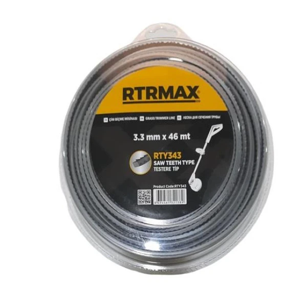 Rtrmax RTY343 Tırpan Misinası Testere 3.3MMx46M