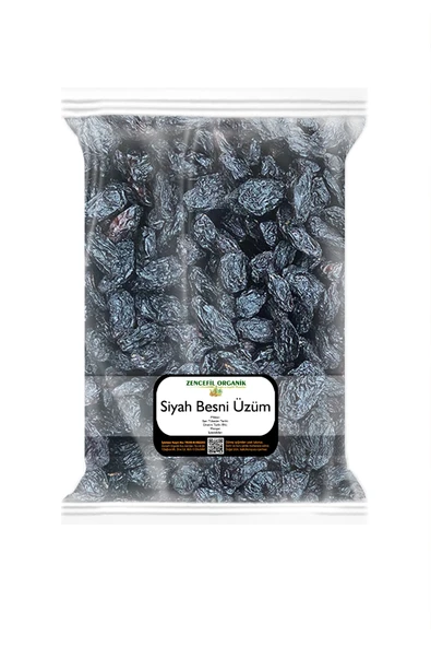 Siyah Üzüm Kurusu 500 Gr. Besni Üzümü Kan Üzümü Özel İri Siyah Çekirdekli Besni Üzüm Kurusu 0,5 Kg. ürün görseli